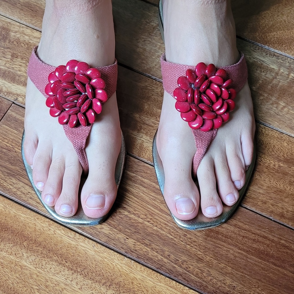 Fancy Flipflops (size 8)